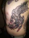 Stage 2 dragon from armpit tattoo
