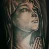 Virgin Mary tattoo by Steve'O