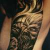Wolfman tattoo by Steve'O
