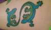 Yin Yang Lizards tattoo