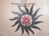 Sun Rays w/ Flower in Middle tattoo