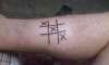 tic tac toe tattoo