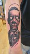 H.P. Lovecraft zombie tattoo