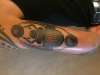 Scarab beetle tattoo