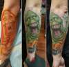 Slimer Ghostbusters tattoo