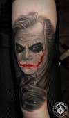 The joker tattoo