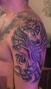 Tribal Phoenix tattoo