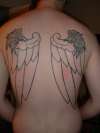 Harvey Birdman Wings tattoo