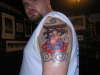 Hotei in the clouds tattoo