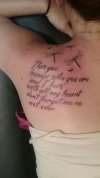 Boyds letter tattoo
