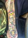 Dagger / PMA / Baphomet tattoo