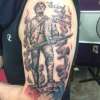 Minuteman & 2nd Amendment tattoo