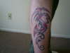 right leg tattoo
