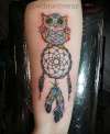 Owl Dream Catcher tattoo