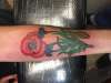 Poppies and Cornflowers tattoo