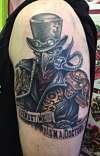 Steampunk Plague Docter tattoo
