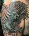 Tired Eagle Cover tattoo