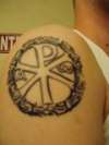 Chi Rho tattoo