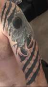 Dragon claws tattoo