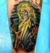 Up the Irons tattoo