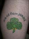 Celtic Shmrock tattoo