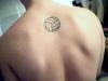 Volleyball tattoo
