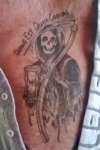 not too grim reaper tattoo