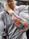 Koi sleeve tattoo