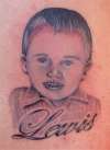 portrait of lewis tattoo