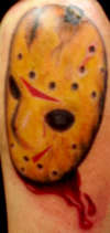 jason mask tattoo