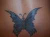 blue beauty tattoo