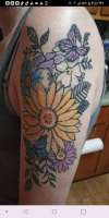 Beckys flowers tattoo