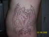 Gargoyle "unfinished" tattoo