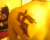 Dragon and Sword tattoo