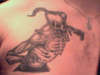 skeletal warrior tattoo