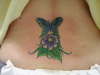 Flower and Butterfly tattoo