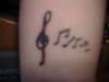 musical tattoo