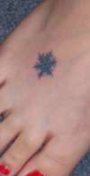 Snowflake tattoo
