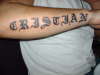 cristian tattoo