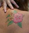 Hibiscus & Plumeria tattoo