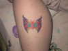 1st tat left leg tattoo