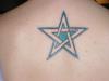 Depression Star tattoo