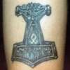 Thor's Hammer tattoo