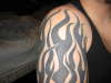 Flames tattoo