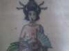 close up of my geisha tattoo