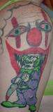 Evil Clown tattoo