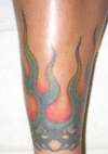 TRIBAL FLAMES tattoo