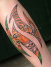 Tiger Flash. tattoo