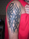 Andys tribal after tattoo