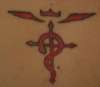 Full Metal Alchemist Cross tattoo